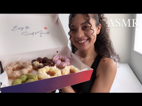 ASMR Español PROBANDO MOCHI DONUTS POR PRIMER VEZ (Relajante)