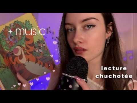 ASMR Lecture chuchotée avec musique pour passer un bon moment (viens)  📖🎶