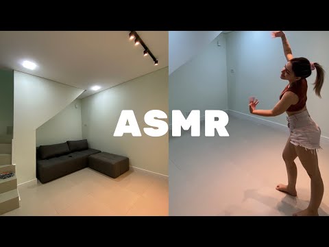 ASMR TOUR + FAXINA PELA MINHA NOVA CASA 🏠