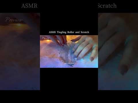 ASMR Tingling Roller and Scratch💫for sleep😴 #asmr #relax #tingles