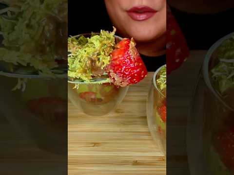 Dubai Strawberry Cup ASMR: The Most Satisfying Dessert