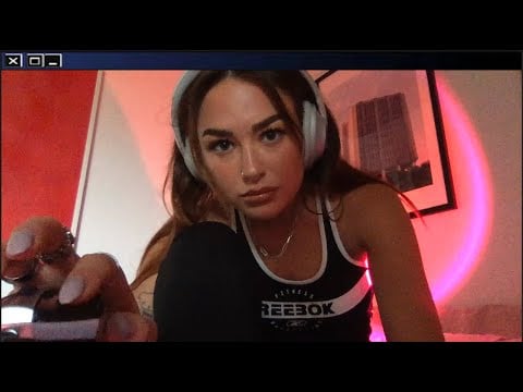 [ASMR] you are stuck inside my webcam (fast & aggressive helping you out, lo-fi)