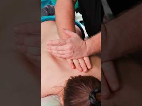 Deep tissue back and lower back massage for student Lisa #backmassage