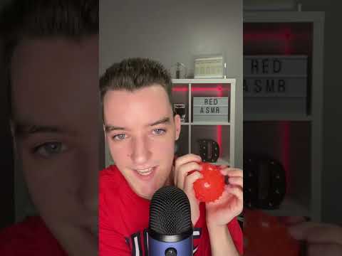 ASMR With the Color Red #Shorts