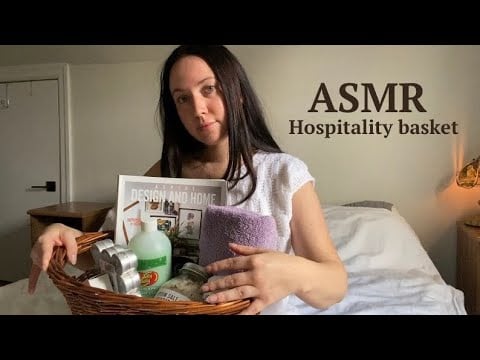 What's In A Cozy Hospitality Basket? (ASMR Soft Spoken)