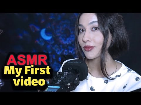 My first English ASMR video | brush and positive affirmation