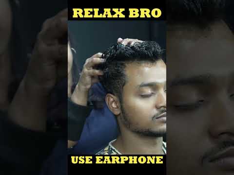 Headache Relief Massage By Indian Barber Girl Chaitali | ASMR Massage Therapy #shorts