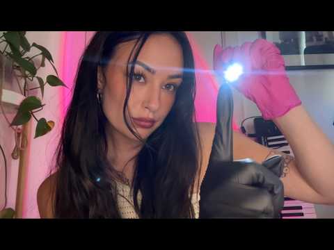 ASMR lots of fast & aggressive eye tests & instructions!! (will make your eyes HEAVY)