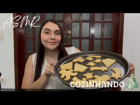 ASMR - FAZENDO BISCOITINHOS DE NATAL COM VOCÊ 🎄🍪