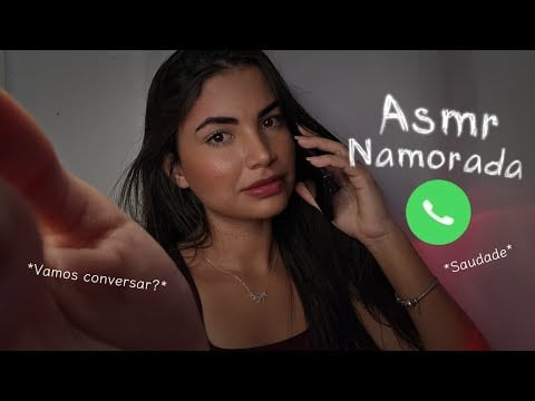 ASMR LIGAÇÃO COM SUA NAMORADA 📞🌃💜 (Voz suave)