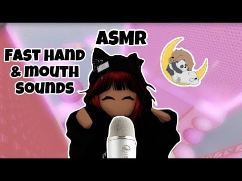 Roblox ASMR ☆ FAST HAND AND MOUTH SOUNDS w/ clicks noises , 10000% guaranteed tingles ⋆⭒˚.⋆𝜗𝜚