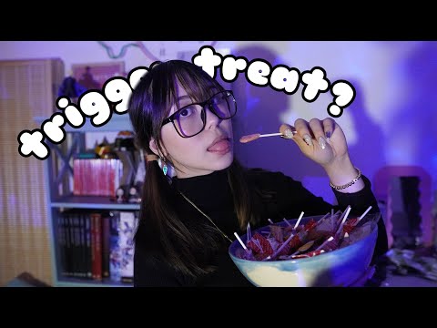 ASMR Trick or Treat Trigger Assortment: Body Triggers, Kisses, Lollipop Sounds, Hand Sounds & More