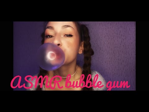 ASMR  BUBBLE GUM 🫧 #asmr #bubblegum #gum