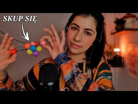 ASMR po polsku SKUP SIĘ NA MNIE I WYKONUJ MOJE POLECENIA + guess the trigger 🌼