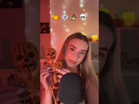 ASMR Halloween triggers 🎃    #asmrhalloween #asmrtriggers