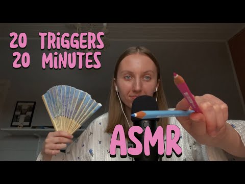 ASMR 20 Triggers In 20 Minutes!