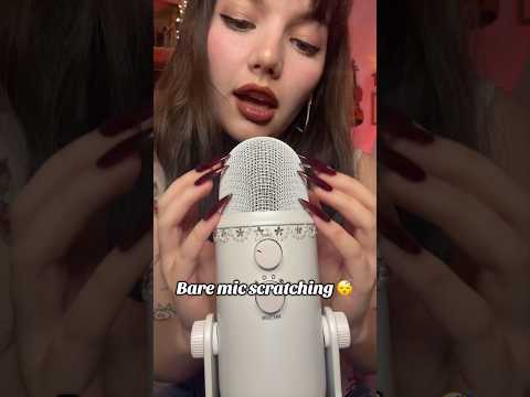 Bare Mic Scratching 😴😴 #asmr #asmrvideos