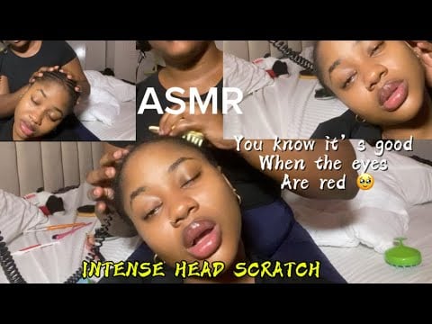 ASMR💫INTENSE HEAD SCRATCH 