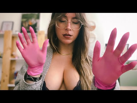 ASMR Latex gloves XS size Sounds (almost no talking)