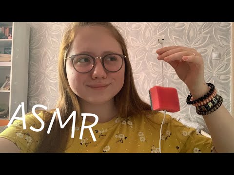 АСМР Триггеры с губкой|ASMR Triggers with sponge🧽