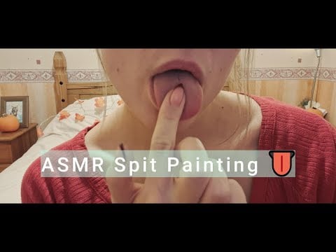 ASMR Spit Painting 👅