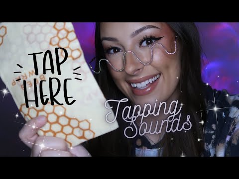 ASMR For People Who Need Background Noise To FALL ASLEEP (assortment of tapping sounds) (no talking)