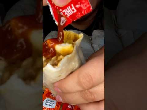 TACO BELL BURRITOS #asmr #tacobell #food