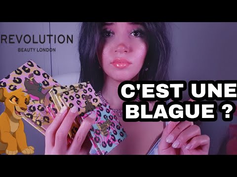 CRASH TEST : COLLECTION LE ROI LION MAKEUP REVOLUTION (DÉGOUTER)