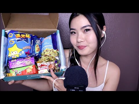 ASMR ~ Trying Indian Snacks (Crinkling, Crunchy Eating Sounds)