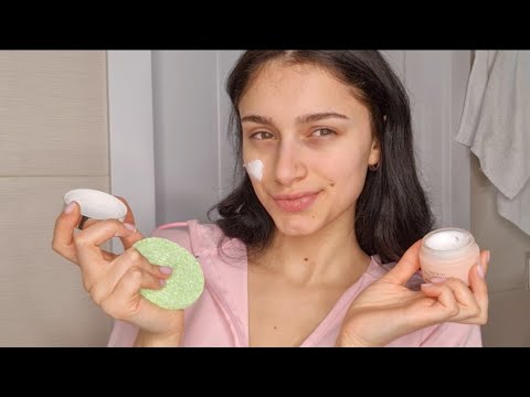 ASMR | My skincare after school