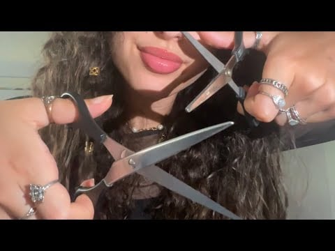 ASMR haircut in 2 minutes (different languages)