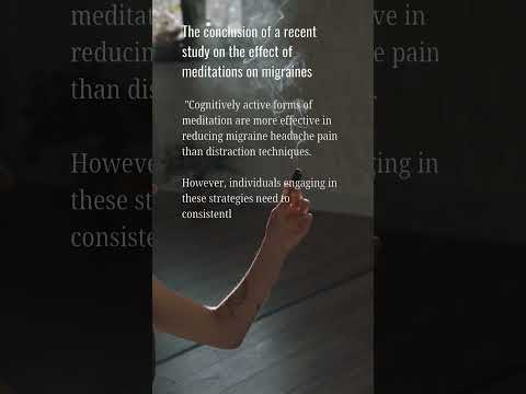 Source: PubMedCentral #meditation #mindfulness  #migraine #migrainerelief