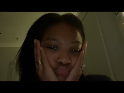 ASMR (OG lo-fi style, no microphone) EXTREMELY UP CLOSE inaudible whisper ramble