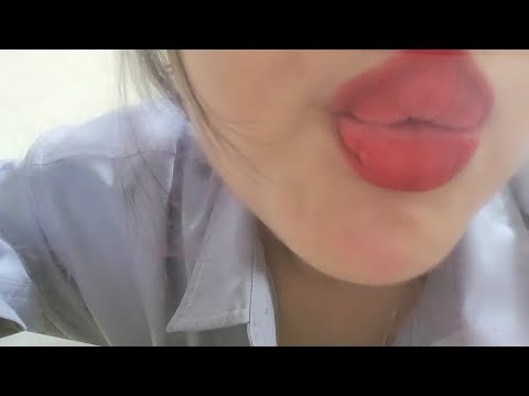 [ASMR] 아크릴판에 뽀뽀/a kiss on the acrylic board/kissing you/アクリル板にキス/no talking