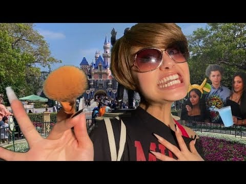 ASMR~ Karen does your Makeup at Disneyland (UNPREDICTABLE & CHAOTIC triggers) 😤💄