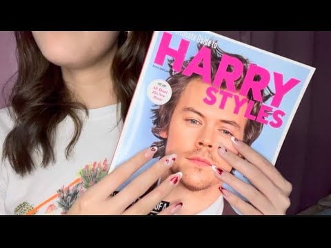 Let’s read a HS magazine in asmr