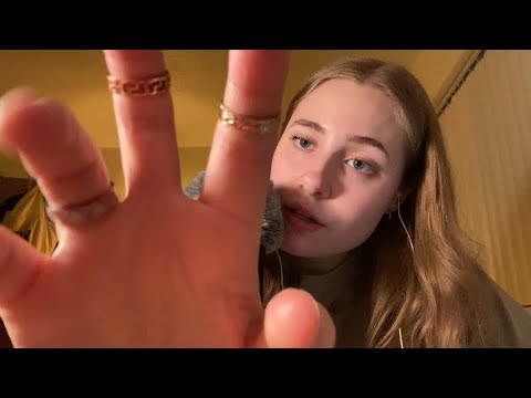 ASMR affirmations for anxiety 💕 visual triggers, mic touching + gentle whispers