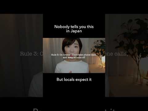 Japan’s Unspoken Rule ③: No Calls on Trains (ASMR)