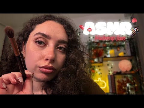 🌙 ASMR FRANÇAIS : RP FAST, 15 MINUTES POUR UN MAKEUP EXPRESS 💄🚄 (son sonore)