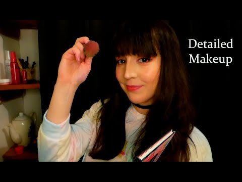 ASMR Detailed Makeup Roleplay (Binaural, Layered Sounds, Soft Spoken)