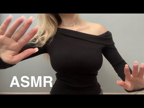 ASMR shirt scratching, visuals & mouth sounds 🖤