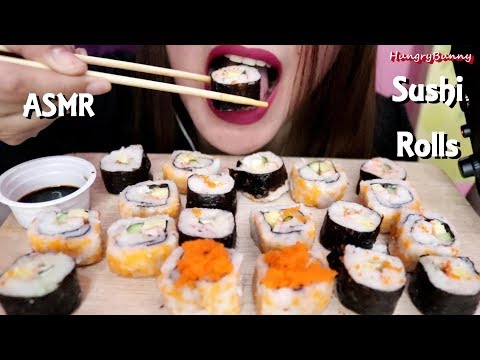 ASMR SUSHI EATING SOUNDS