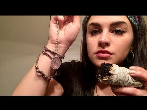 ASMR REIKI HEALING: Negative Energy Removal | Chakra & Aura Cleansing | Smudging | Crystals | Om