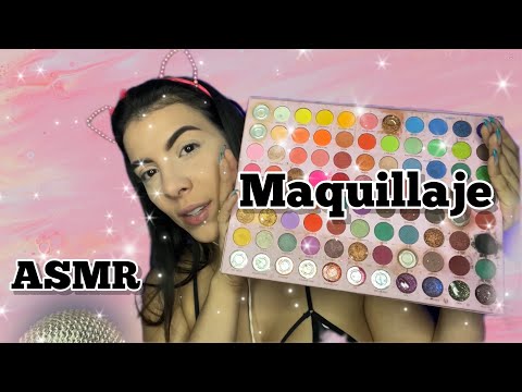 Me maquillo contigo💋✨ASMR✨#asmr #maquillaje #viral #dormir #only #video #relax #tutorial