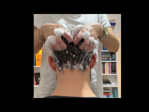 Hair Spa and Massage ASMR on Boyfriend (No Talking) 💆🏻‍♂️💤