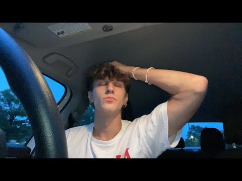 ASMR// Guy makes weird sounds into his phone from his car at 6 am (rambles and hand sounds)