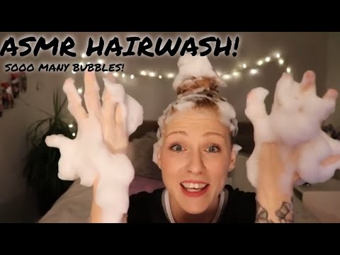 ASMR Hair Shampoo, Hair Wash ASMR, Hair Triggers ASMR, Shampoo ASMR