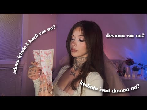 [türkçe asmr] sorularıma evet dersen uyuyabilirsin ✨