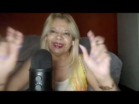 ASMR : Puxando suas energias negativas. com sons de boca.  até  você  dormir.  🥱🥱