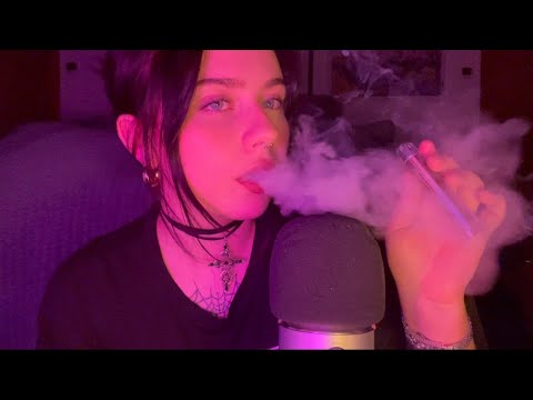 ASMR rambling about random topics + vaping